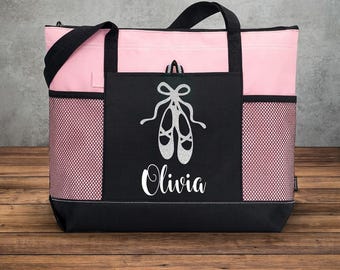 Dance Bag for girls, Custom Gymnastics Bag, Ballet Bag Dance bag for kids Christmas Hanukkah Gift For Kids Cheer Bag Dancer Gift
