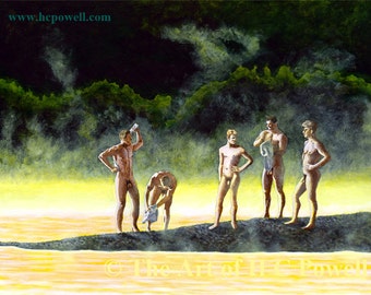 Forest Bathers (Fine Art Prints)