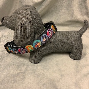 1” Bat Man Girls collar