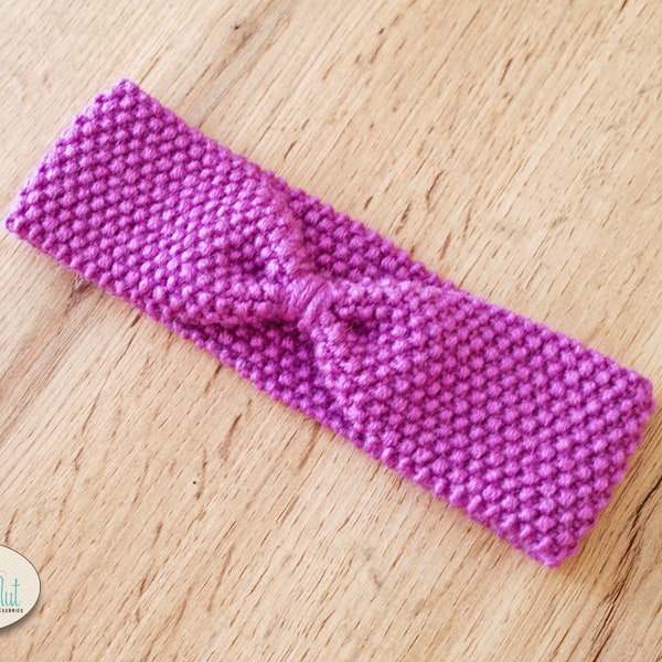 Baby Knit Headband | Chunky Baby Knit Headband | Knitted Baby Ear-warmer | Hand knitted Baby Head Wrap |