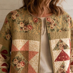 Hand Stitched Patch Jacket