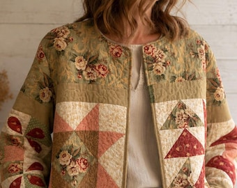 Hand Stitched Patch Jacket