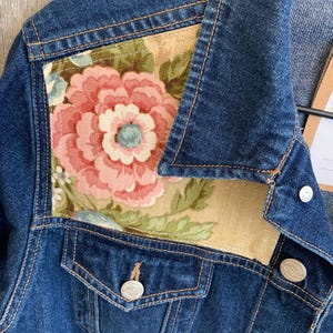 Up-cycled denim jacket