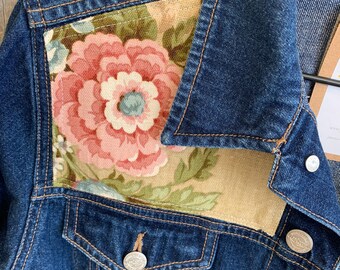 Up-cycled denim jacket