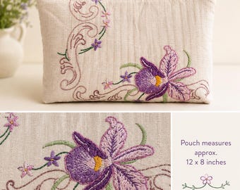 Vintage Linen Pouch