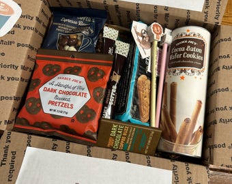 College Care Package - Miss You A Latte! - Coffee Snack Pack - Box of Love December Ship
