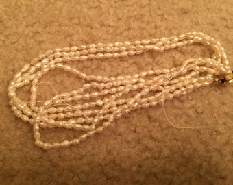 Repair lot of seed pearl bead strands  - Supplies - Repair Lot - Perfect for Crafting or Jewelry Making