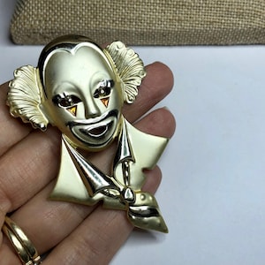 AJC Clown Brooch