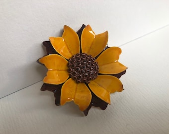 Sunflower MOD Brooch