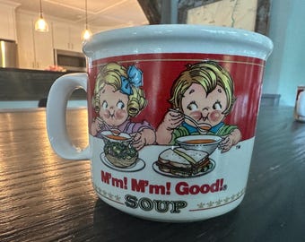 ヴィンテージ キャンベル トマトスープマグカップ：MCM ウォーホル