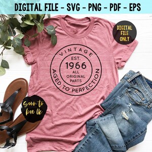 58歳の誕生日 SVG、58歳の誕生日 SVG、完璧な老化 SVG、こんにちは 58 | 58歳のSVGカットファイル | Cricut SVG