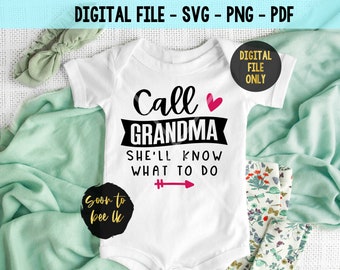 Download Grandma S Baby Svg Etsy