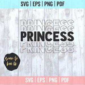 Princess SVG for Cricut, Princess SVG, Princess Letters SVG, Svg files for Cricut
