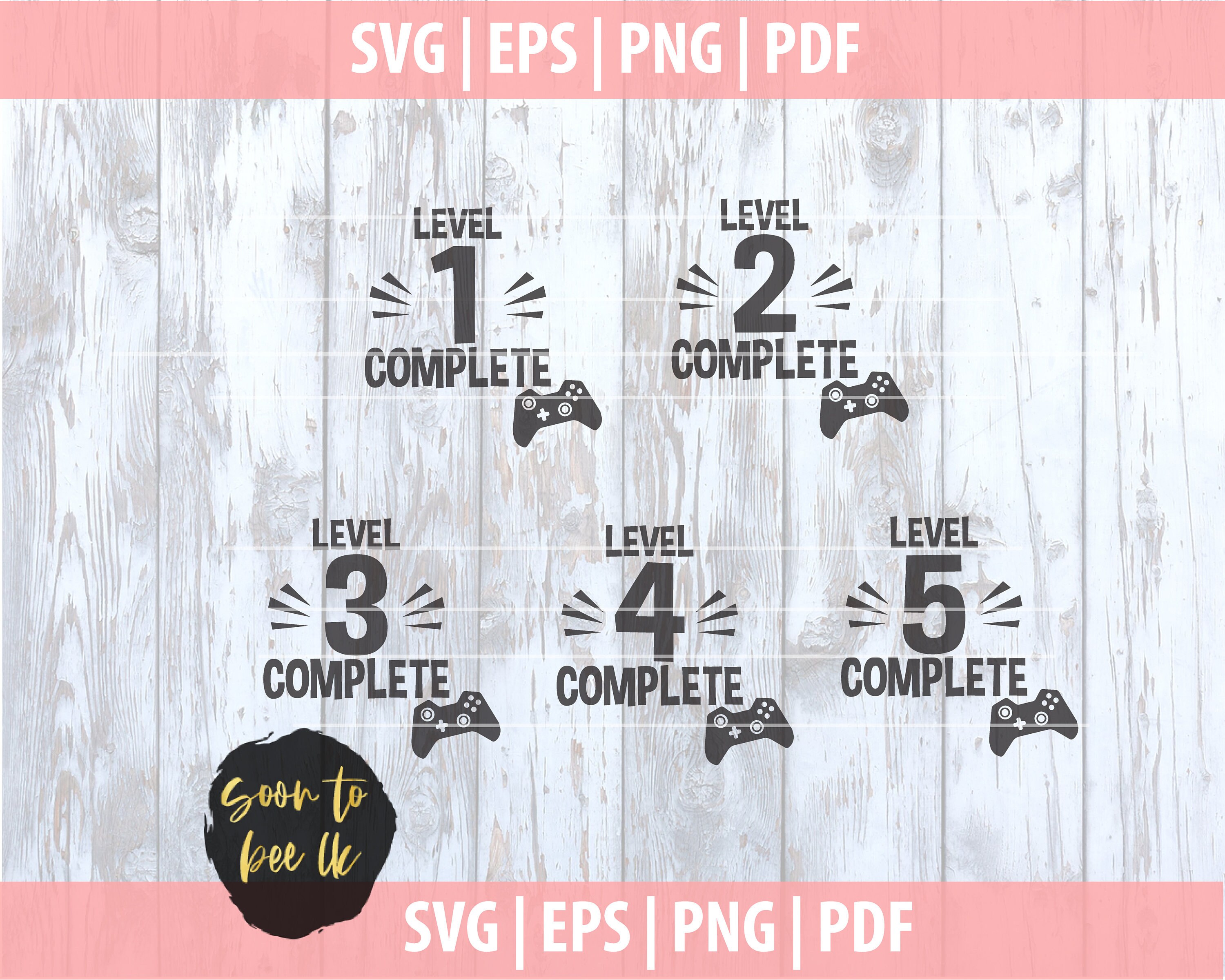 Birthday Bundle SVG, 2nd Birthday svg Bundle, 1st Birthday SVG Silhouette, Cricut, Level Complete Birthday SVG Quarantine Birthday Clipart