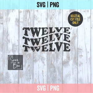 12 cumpleaños svg, Doce svg, Oficial Preteen 12 SVG, 12 cumpleaños svg, 12 svg, 12 cumpleaños camisa svg, Archivo de corte para 12 años