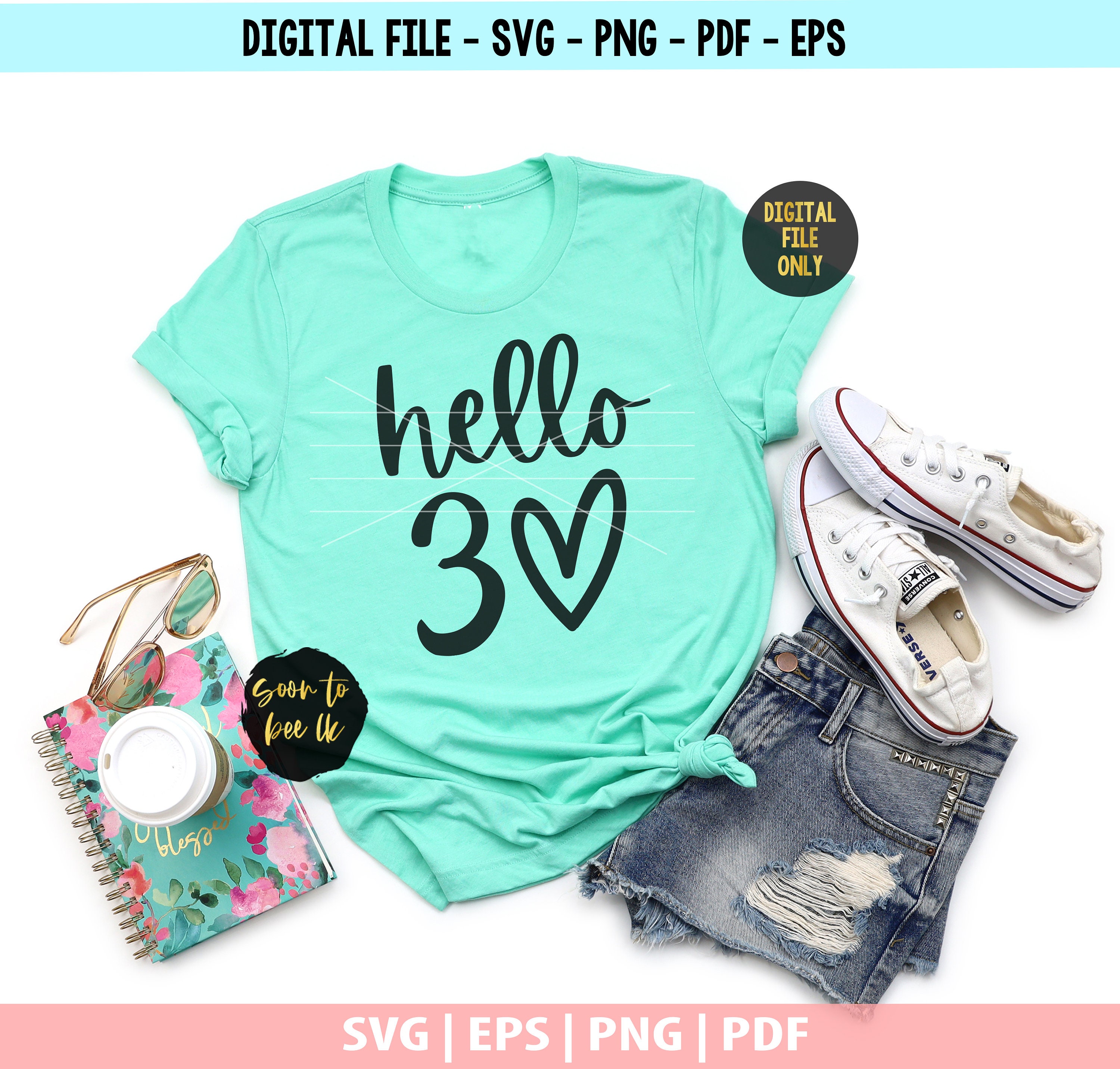 30th SVG Hello Thirty Birthday SVG Hello Thirty Svg 30th | Etsy