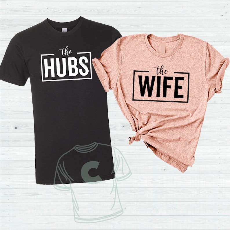 Bride and Groom Shirts for the newlyweds. Funny Honeymoon Etsy