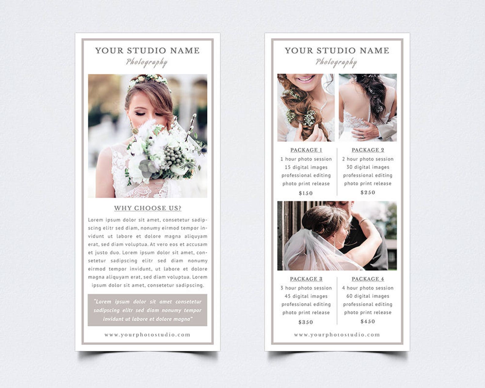 Photography Rack Card Template for Photoshop 006 - 4