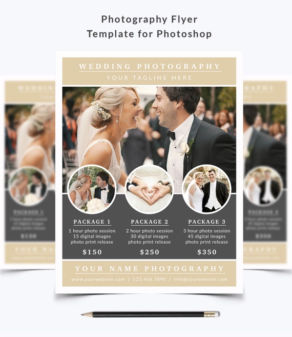 Photography Flyer Template 001 For Photoshop 8 5 X 11 Etsy