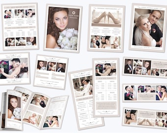 Photography Marketing Set 005 for Photoshop - Photographer Templates - Photography Templates