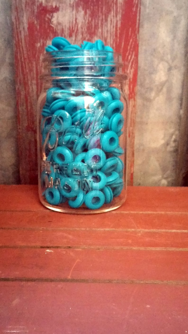 100 Colored Grommets for DIY Mason Jar Straw Lids Bulk Etsy