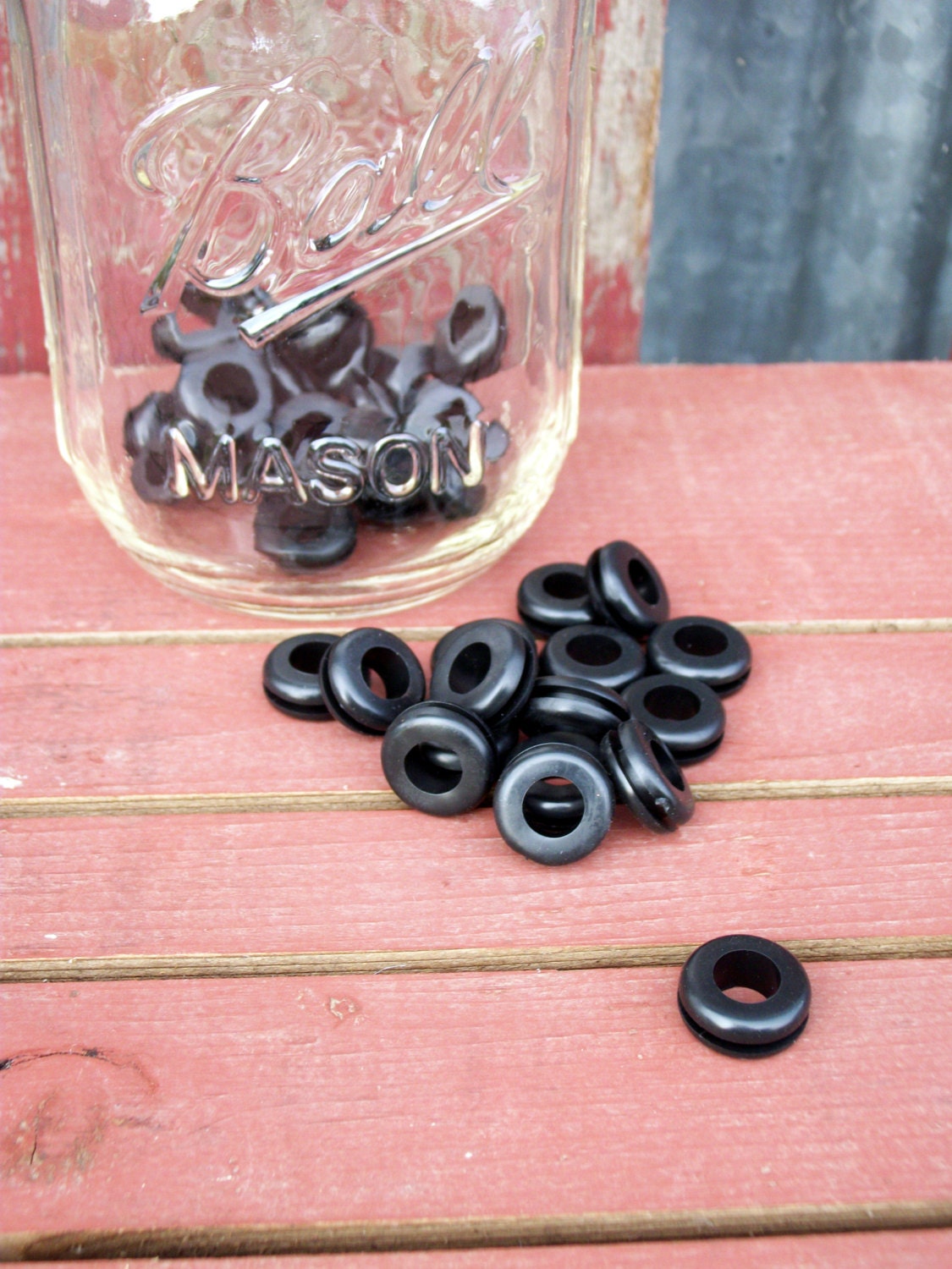 Grommets For DIY Mason Jar Straw Lids 4 Silicone Grommets Etsy