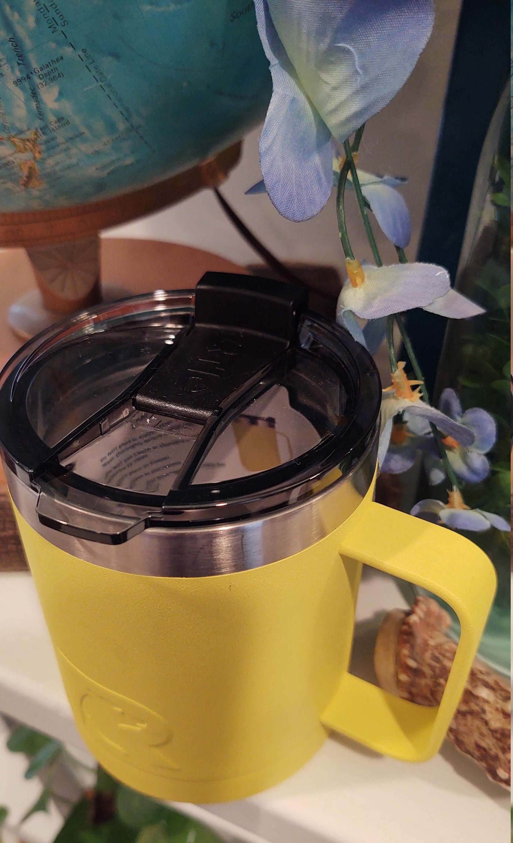 RTIC Sunflower Gift Stainless Steel Coffee Handled Coffee Mug 15