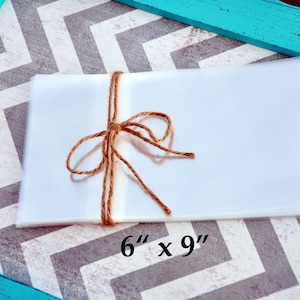 100 6 &quot;x 9&quot; klar wiederverschließbaren Zellophan Beutel, Kunststoff-Paket, säurefrei, FDA/USDA genehmigt, Polybeutel, behandeln, Geschenkpapier, Cake Pop Tasche