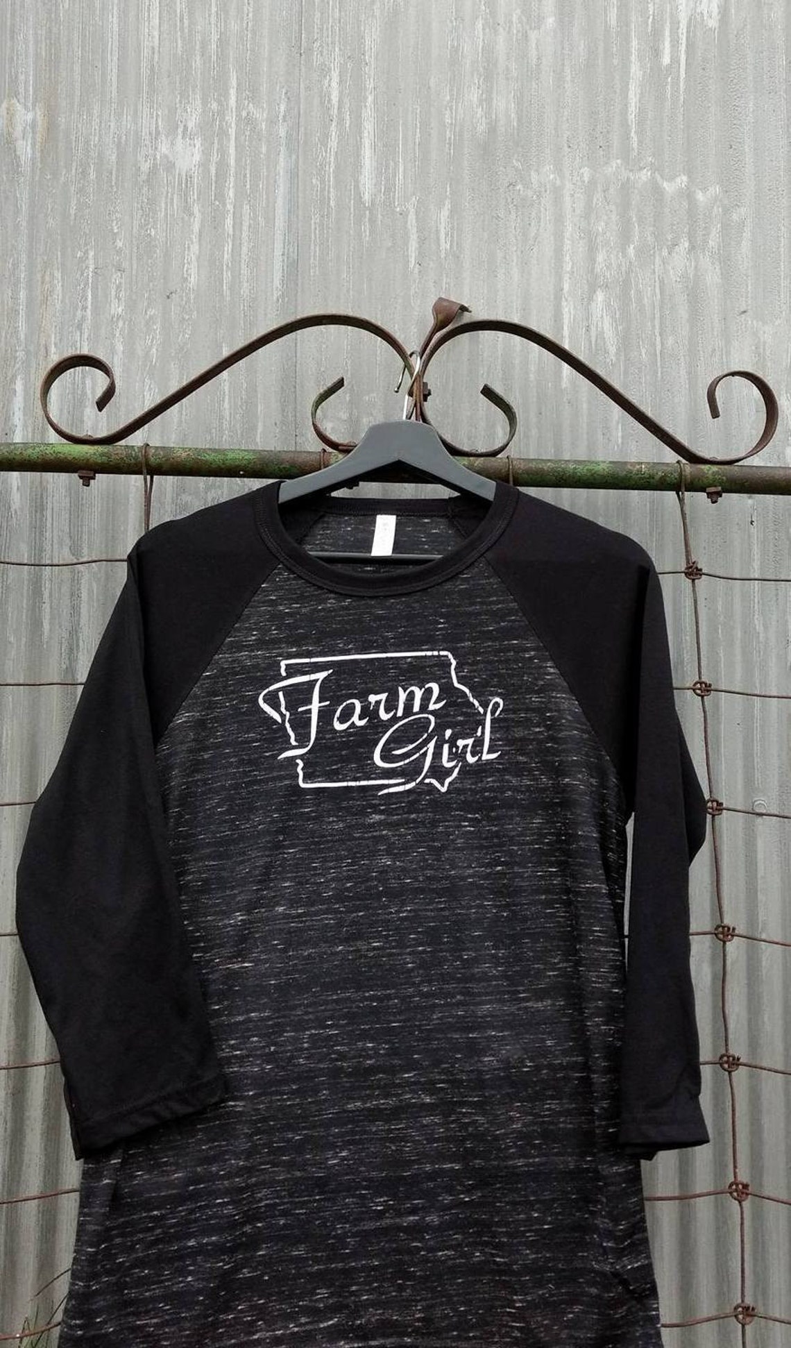 Farm Girl Iowa Shirt Country Farm Family Farmer Girl Shirt Etsy