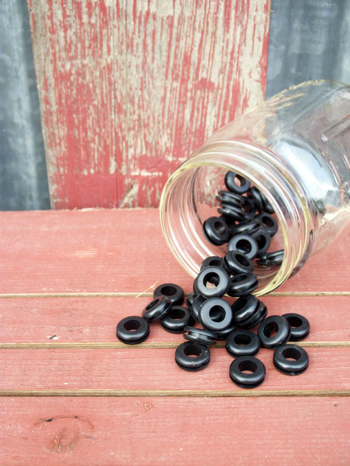 Grommets for DIY Mason Jar Straw Lids 4 Silicone Grommets Etsy