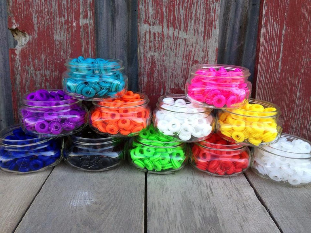 50 Colored Grommets for DIY Mason Jar Straw Lids Bulk Etsy