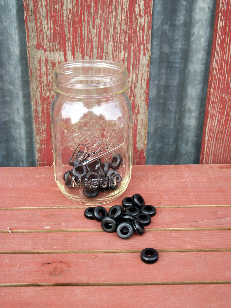 Grommets For DIY Mason Jar Straw Lids 4 Silicone Grommets Etsy