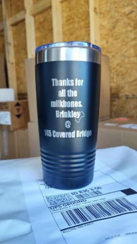 Delivery Driver Mail Carrier Thank You Gift Custom Laser