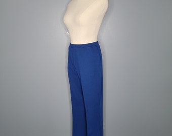 60s Pykettes Navy Polyester Pants Sixties Party