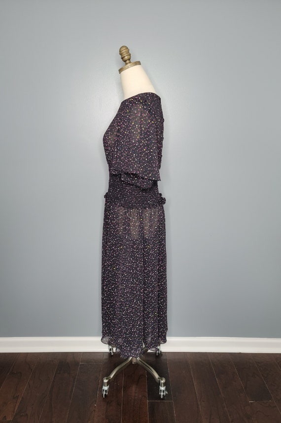 1980s Diane Von Furstenberg Sheer Dress Eighties … - image 4