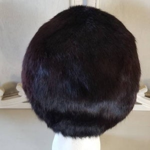 1960's An Original Lucia New York Brown Fur Hat image 6