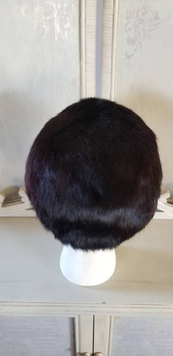 1960's An Original Lucia New York Brown Fur Hat - image 6