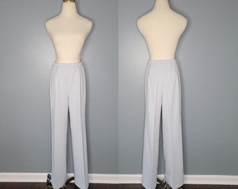 1970s Devon Light Blue Polyester Pants