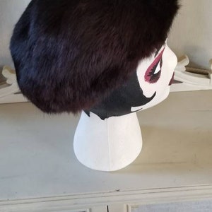 1960's An Original Lucia New York Brown Fur Hat image 2