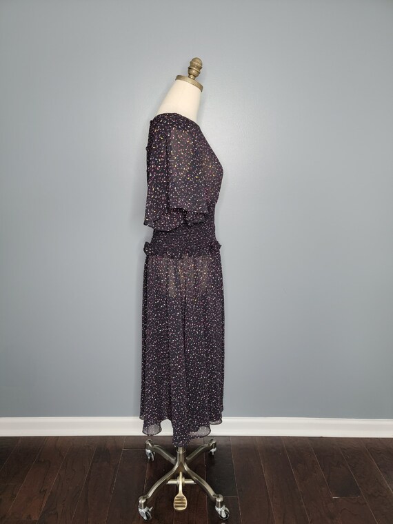 1980s Diane Von Furstenberg Sheer Dress Eighties … - image 6