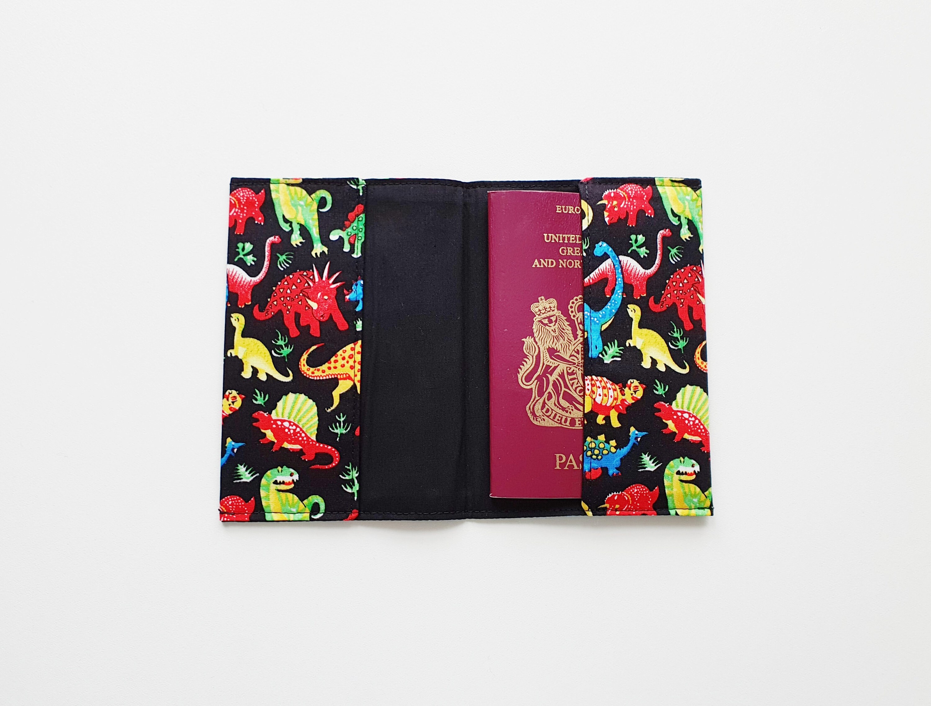Dinosaur Fabric Passport Holder Kids Passport Cover Little Etsy UK