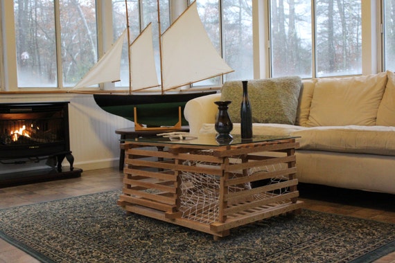 Lobster trap sale coffee table
