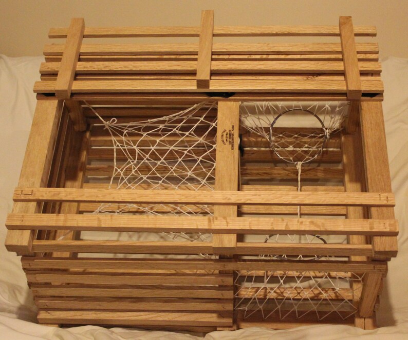 24 Inch Maine Wooden Lobster Trap Etsy
