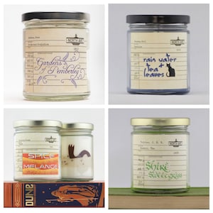 Book Lover Candles / Pick Two / Book Themed Candles / Literary Candles / Book Scented Candles / Candle Deals image 5