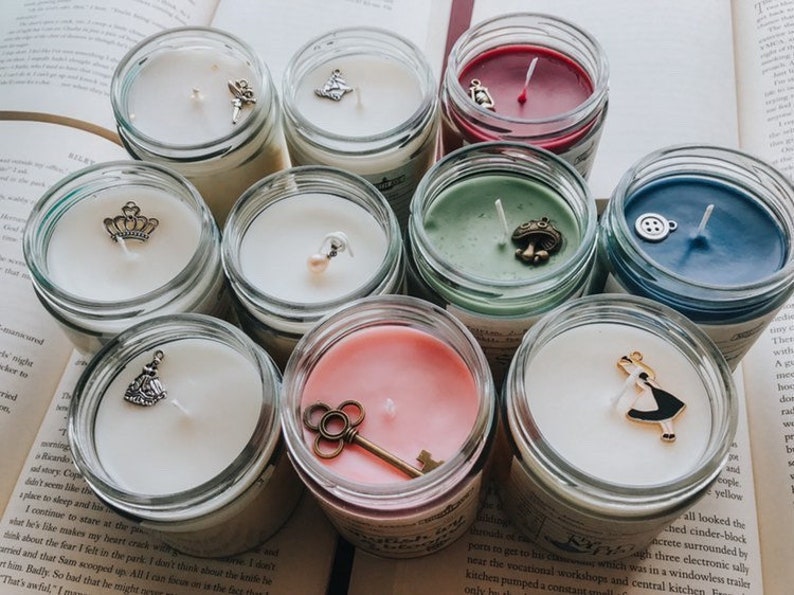 Book Lover Candles / Pick Two / Book Themed Candles / Literary Candles / Book Scented Candles / Candle Deals image 2