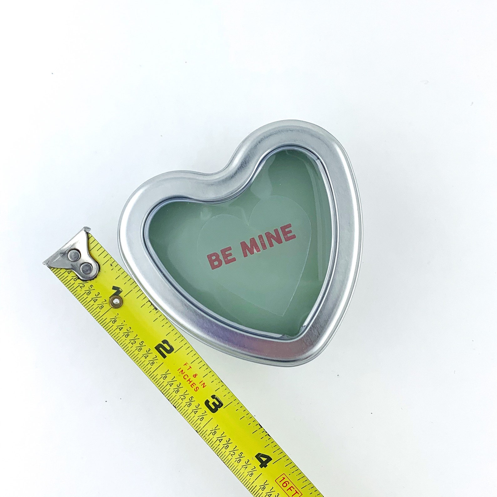 Candy Heart Candle Tin / Valentine Candles / Conversation Etsy