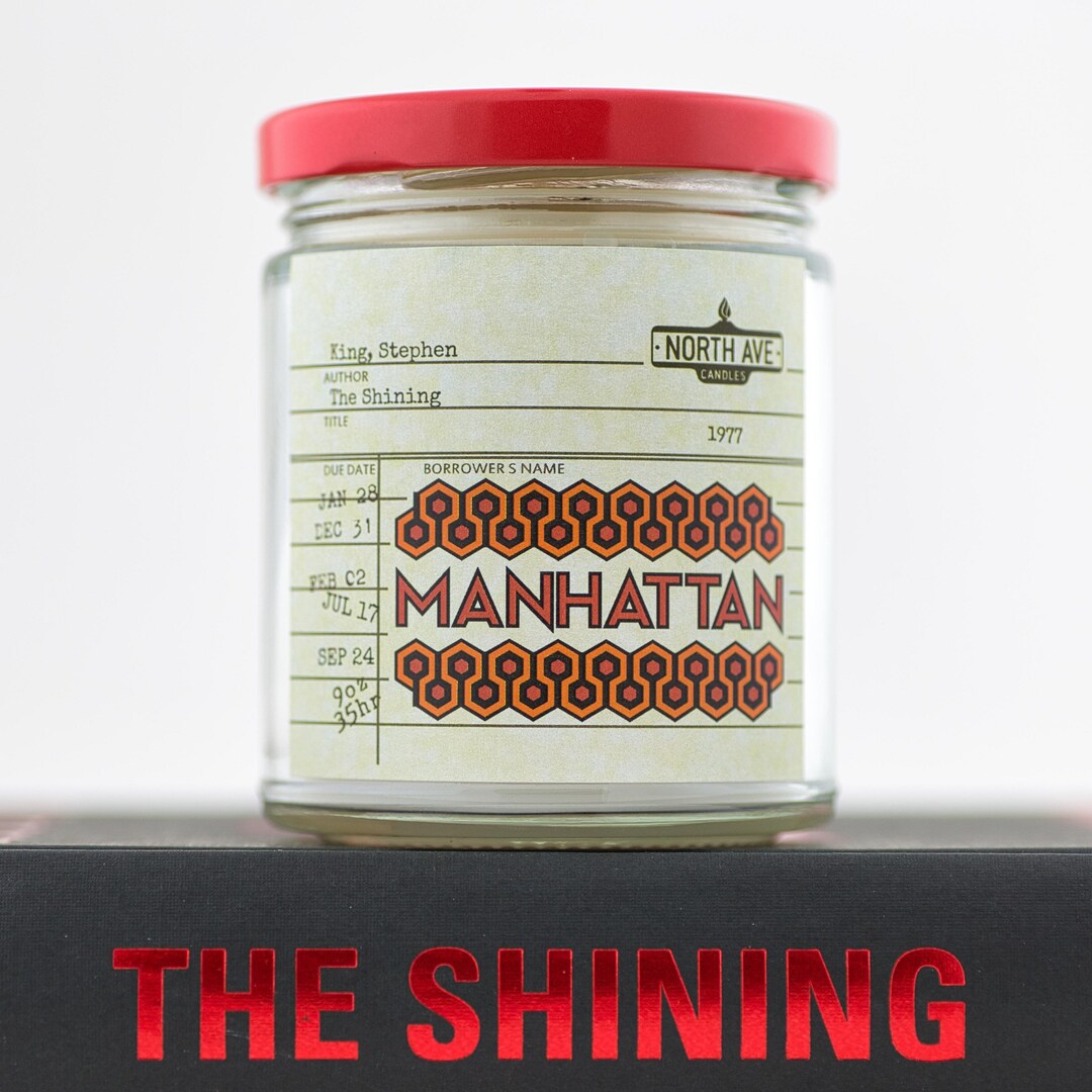 Book Candle / the Shining / Boozy Candles / Book Scented Candle ...