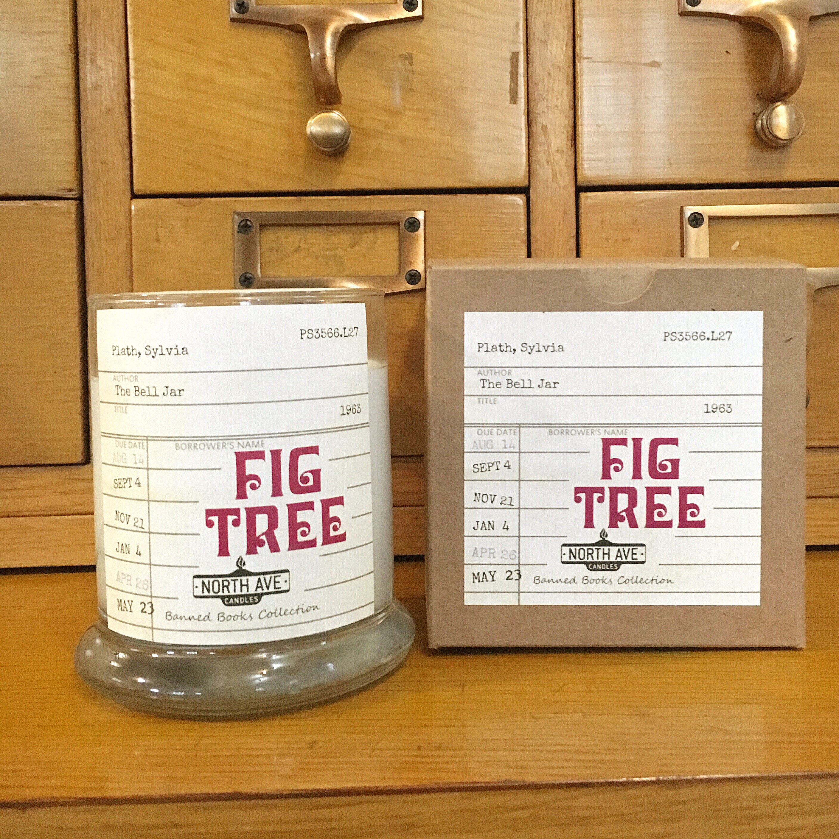 Fig Tree / Inspired by The Bell Jar / Book Themed Candle / Etsy