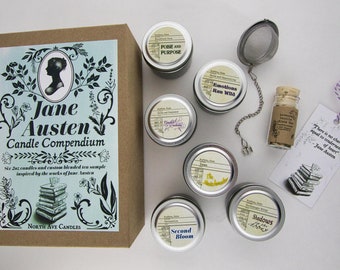 Jane Austen Candle Compendium / Candle and Tea Boxset