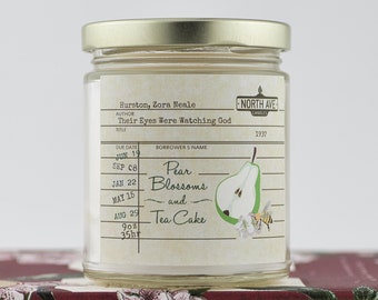 Pear Blossom & Tea Cakes / Inspired by Their Eyes Were Watching God / Book Scented Candle